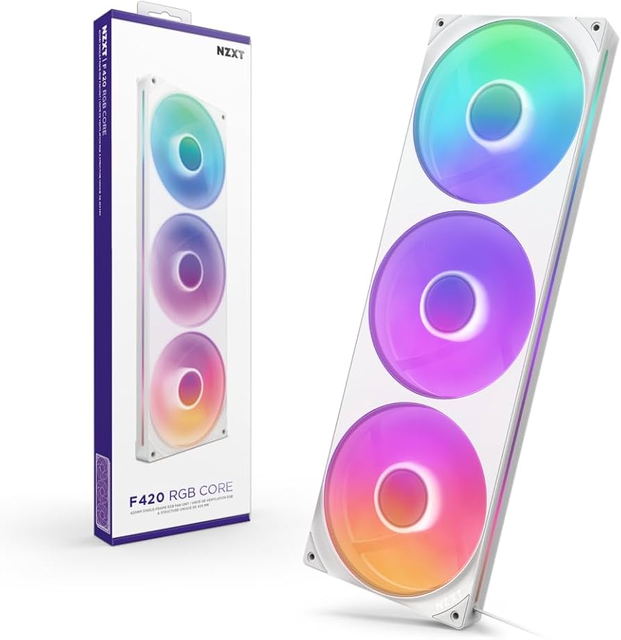 Amazon.com: NZXT F420 RGB Core - 420mm Single-Frame Fan Unit with