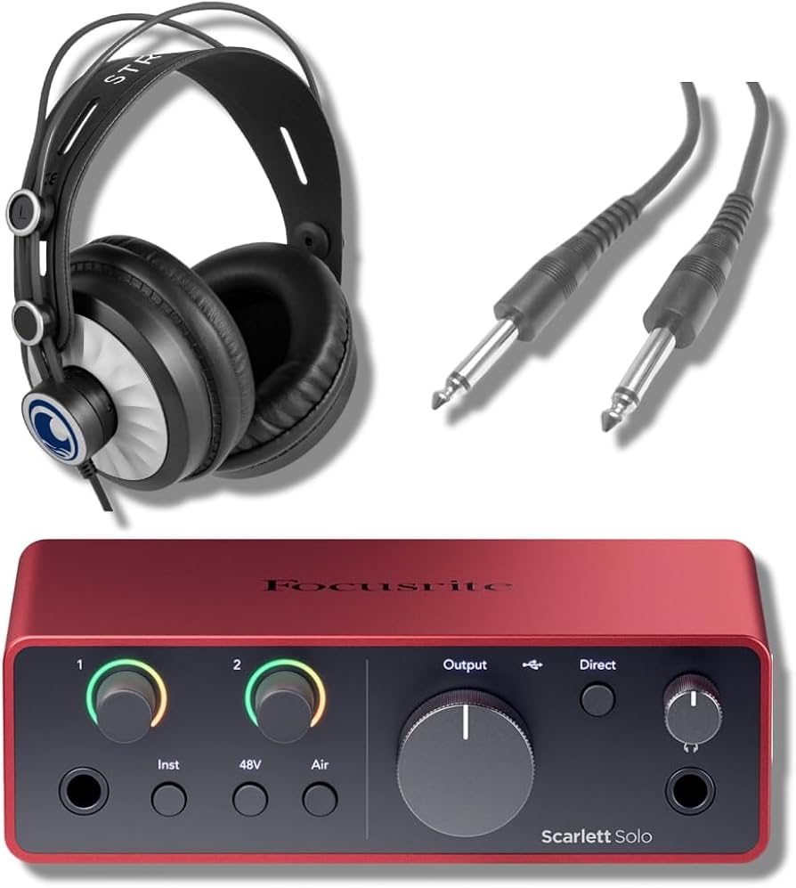 Amazon.com: Focusrite Scarlett Solo 4G Audio Interface Recording