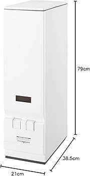 Amazon｜エムケー 計量米びつ 【Rice Ace】 米容量33kg スリムタイプ