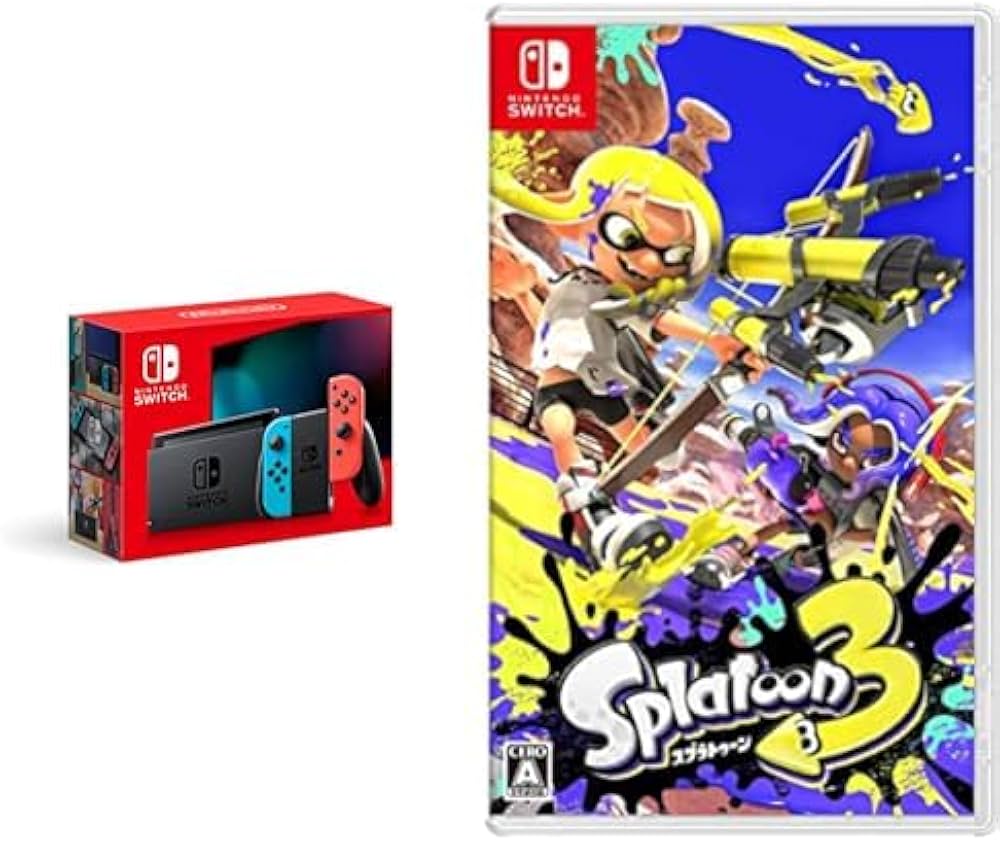 Amazon.co.jp: Nintendo Switch Joy-Con(L) ネオンブルー/(R) ネオン