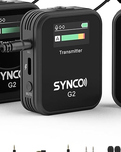 Amazon.com: SYNCO Wireless Lavalier Microphone, G2(A2) 2.4G Dual