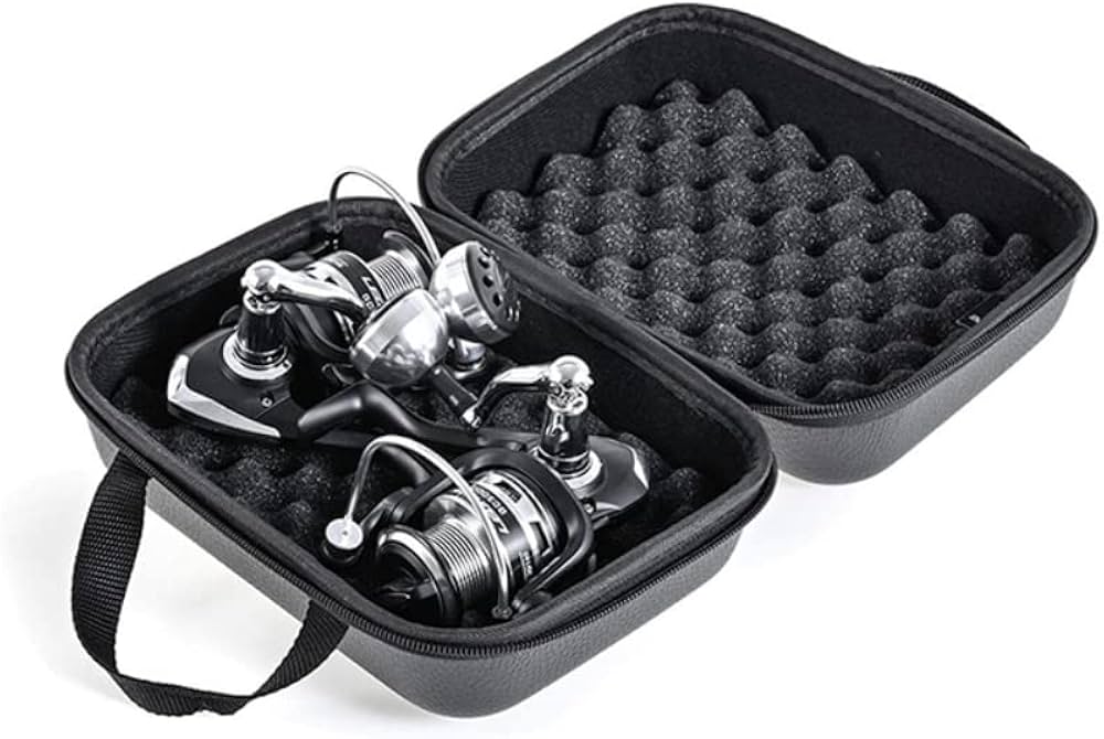 Amazon | 釣りリール収納 スピニング リール収納ケース 大容量 防水
