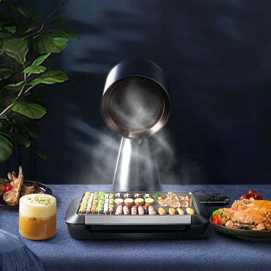 Amazon.co.jp: Bolani 卓上レンジフード ブラック テーブルクッキング