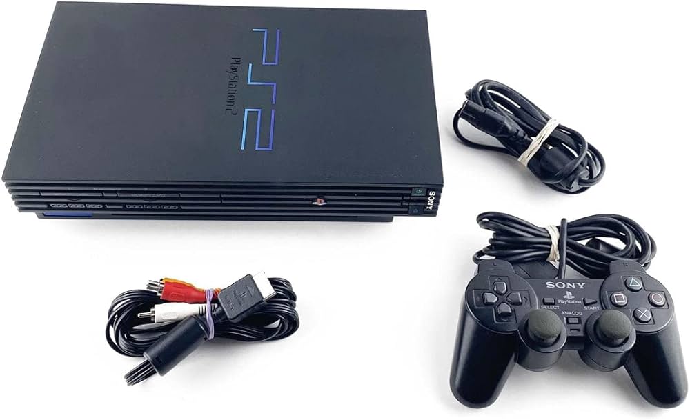 Amazon.com: Sony PlayStation 2 Console - Black (Renewed) : Video Games