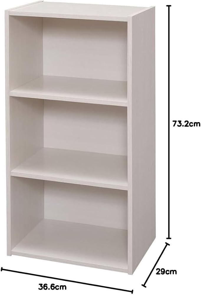 Amazon｜アイリスオーヤマ カラーボックス 収納ボックス 本棚 3段 幅