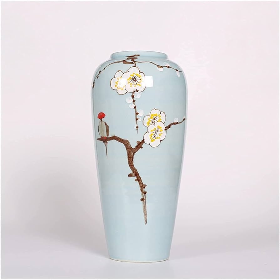 中国・景徳鎮様式の大型花瓶（山水図）です 中国・景徳鎮様式の大型