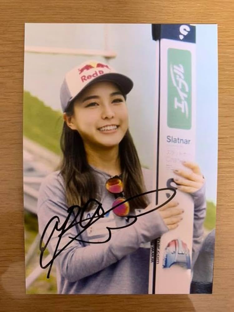 Amazon.co.jp: スキー ジャンプ 高梨沙羅 直筆サイン入り写真 ④ 北京