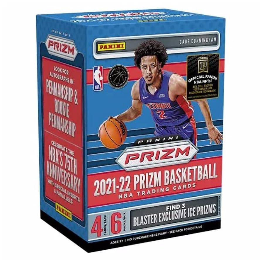 Amazon.co.jp: NBA 2021-22 Panini Prizm Basketball Card Blaster Box