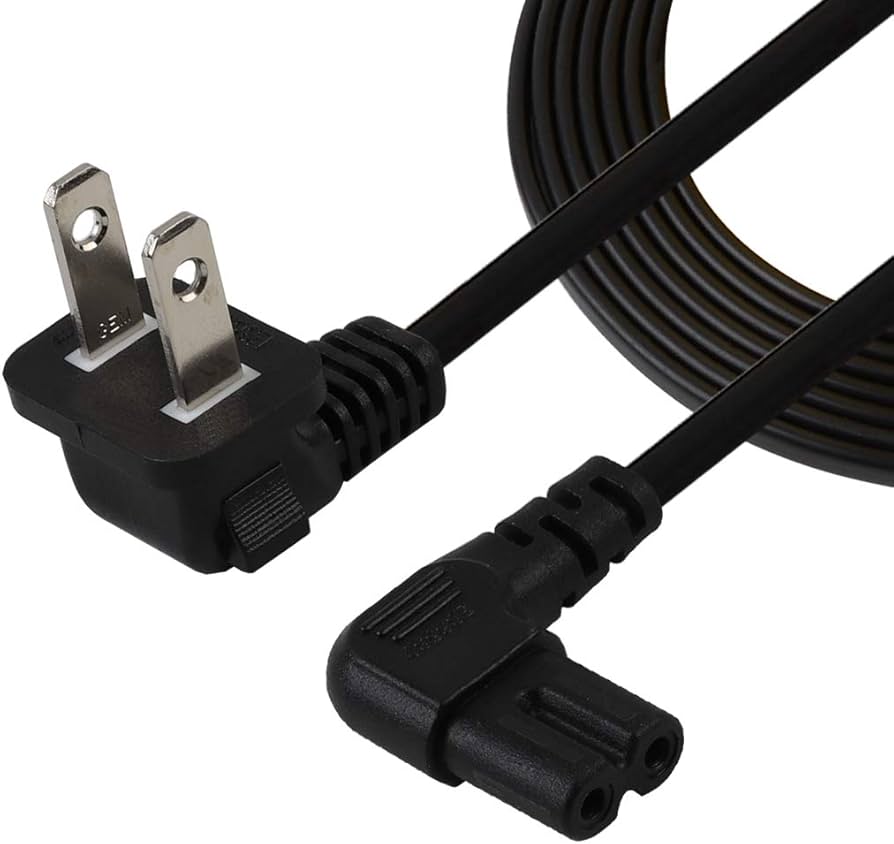 Amazon.com: TV Power Cord,12FT/3.65Meter Double Angled (L-Type
