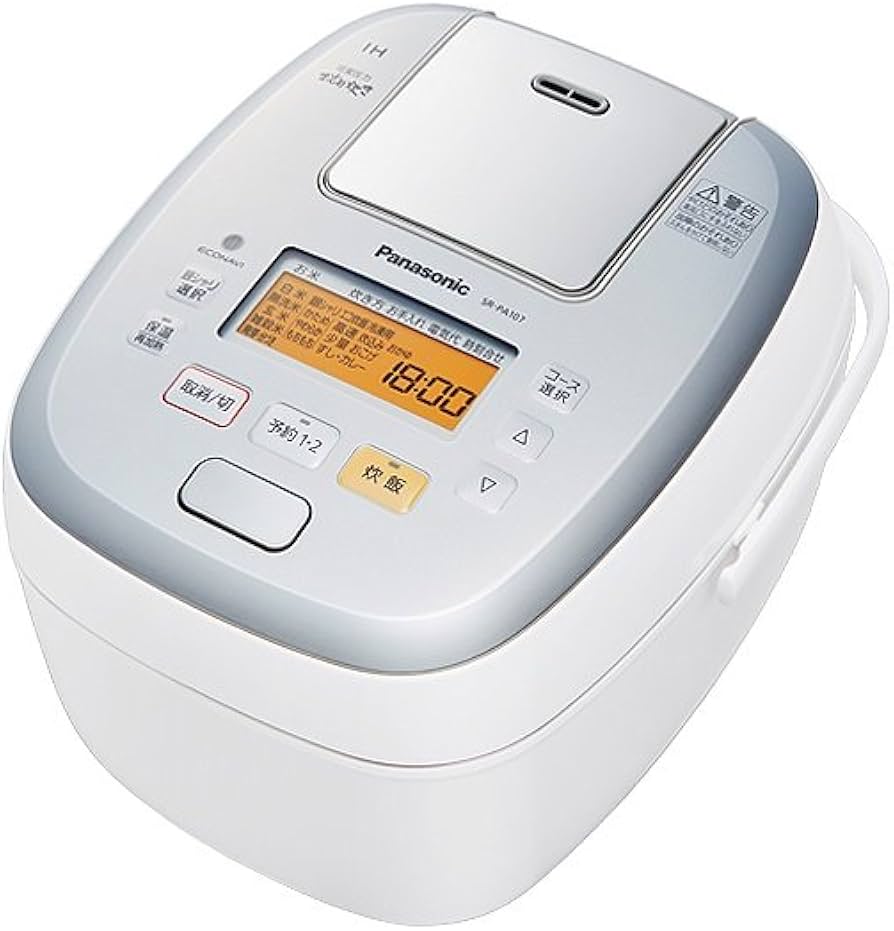 Amazon | パナソニック 5.5合 炊飯器 圧力IH式 おどり炊き ホワイト SR