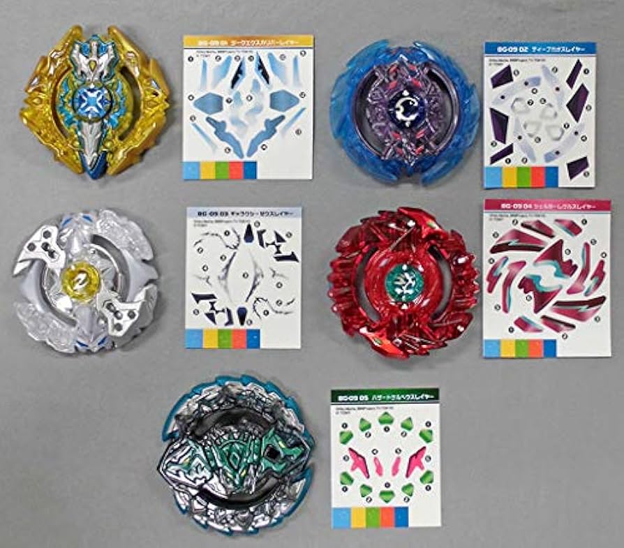 Amazon.co.jp: ベイブレードバースト レイヤー11種等 セット(漆黒Z