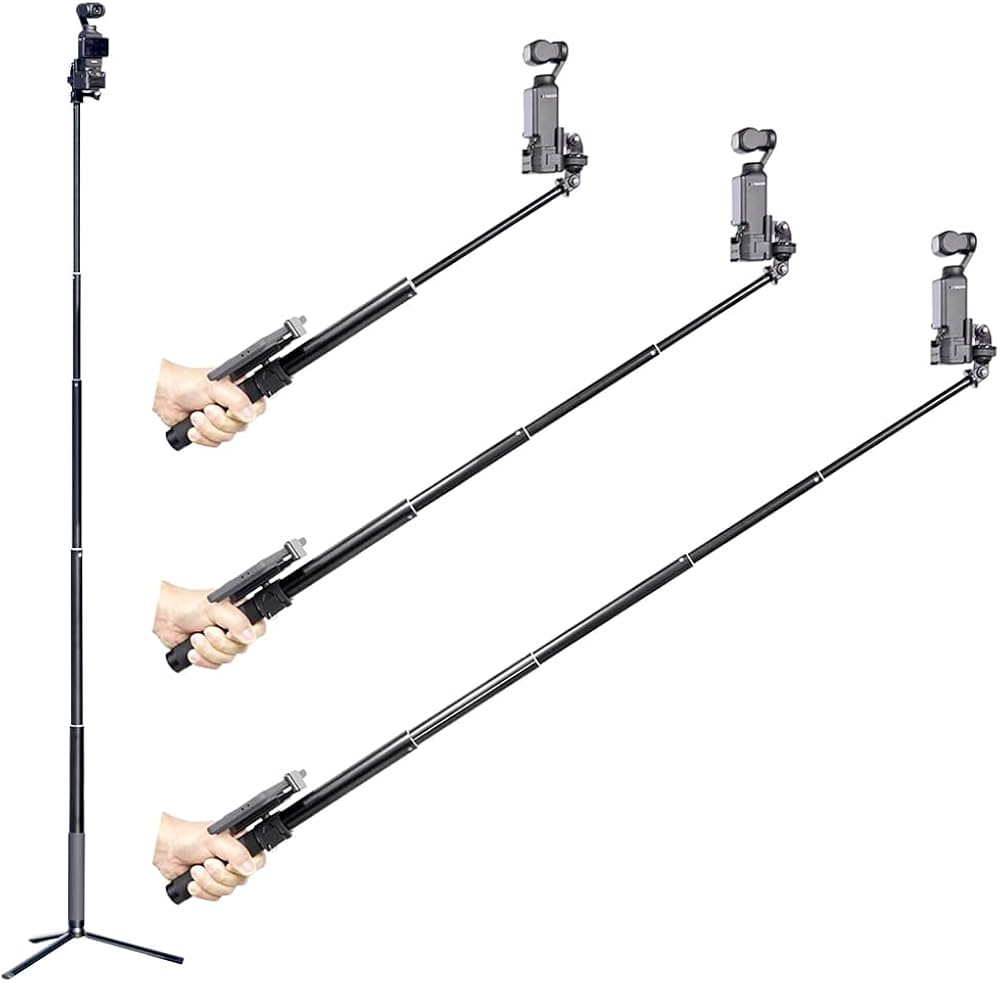 Amazon | DJI Osmo Pocket 3 用 MAXCAM自撮り棒三脚延長棒は150CM