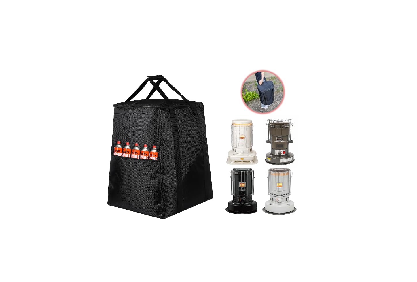 Amazon | Kiryuize ストーブバッグ 特大XL コロナSL底板ごと収納可能