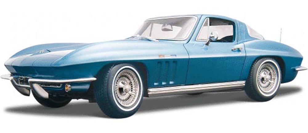 Amazon.com: Maisto 1965 Chevy Corvette, Blue 31640BL - 1/18 Scale