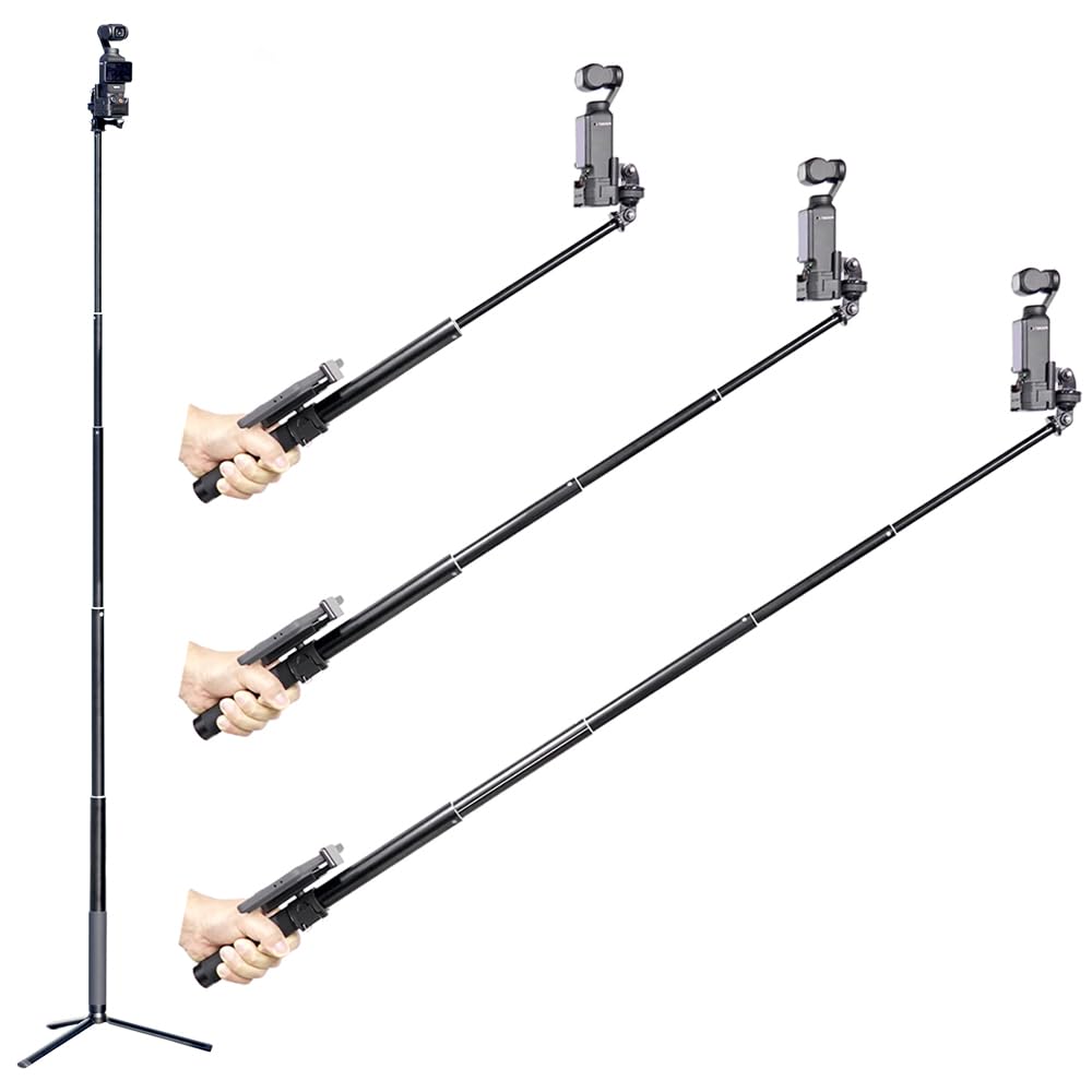 Amazon | DJI Osmo Pocket 3 用 MAXCAM自撮り棒三脚延長棒は150CM