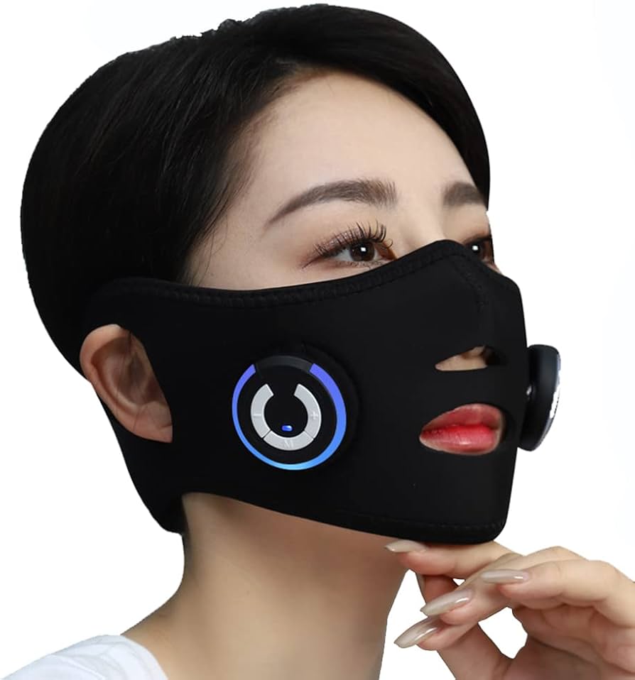 Amazon | 美顔器 EMS フェイスベルト サウナマスク V顔 自宅エステ USB