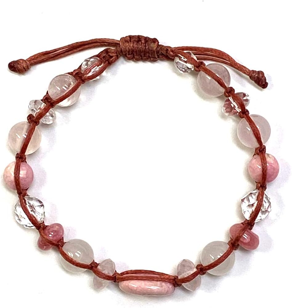 Amazon | インカローズ 紐編み マクラメ編み ブレスレット (16-21cm