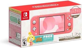 Nintendo Switch Lite Animal Crossing: New Horizons Isabelle Aloha