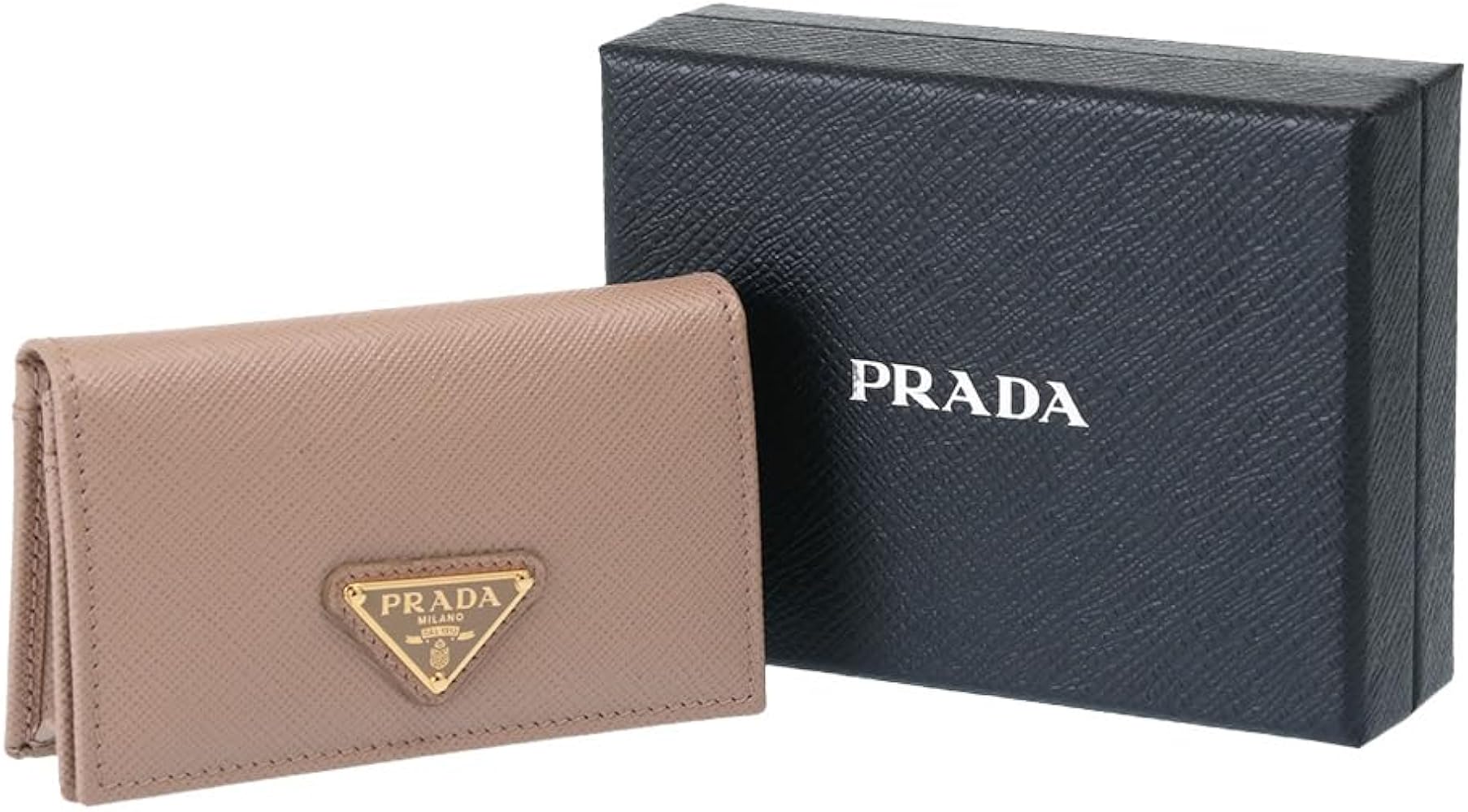 Amazon | [プラダ] 名刺入れ レディース カードケース 型押しレザー
