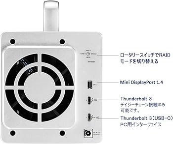 Amazon.co.jp: TERRAMASTER TD2 Thunderbolt3 ストレージ 超高速 大