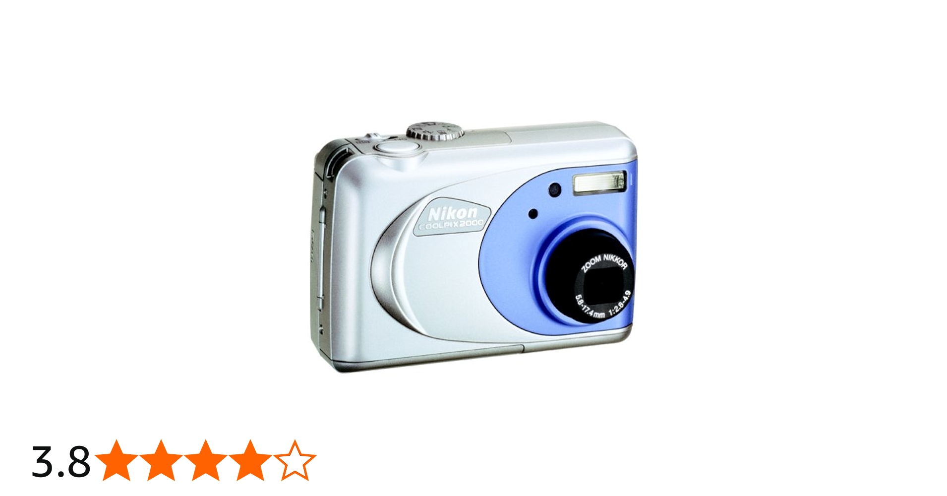 Buy Nikon Coolpix 2000 2MP Digital Camera w/ 3x Optical Zoom