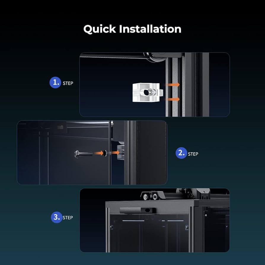 Amazon.co.jp: 公式 Creality Ender 5 S1 アクリルエンクロージャー