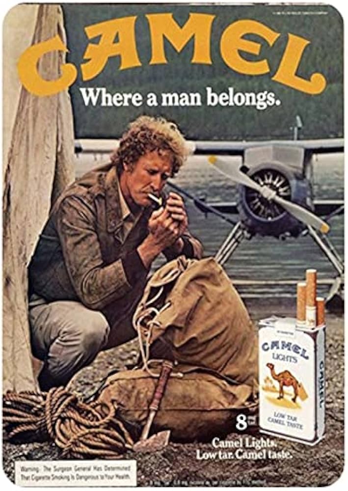 Amazon | Feimao キャメル CAMEL タバコ たばこ ポスター メタルサイン