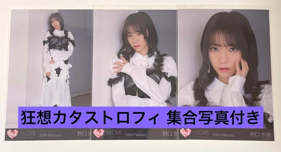 Amazon.co.jp: 狂想カタストロフィ衣装 生写真 コンプ 野口衣織 : おもちゃ