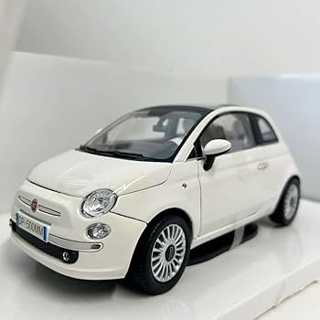 Amazon | FIAT ディーラー特注 MONDO MOTORS 1/18 Nuova FIAT500 White
