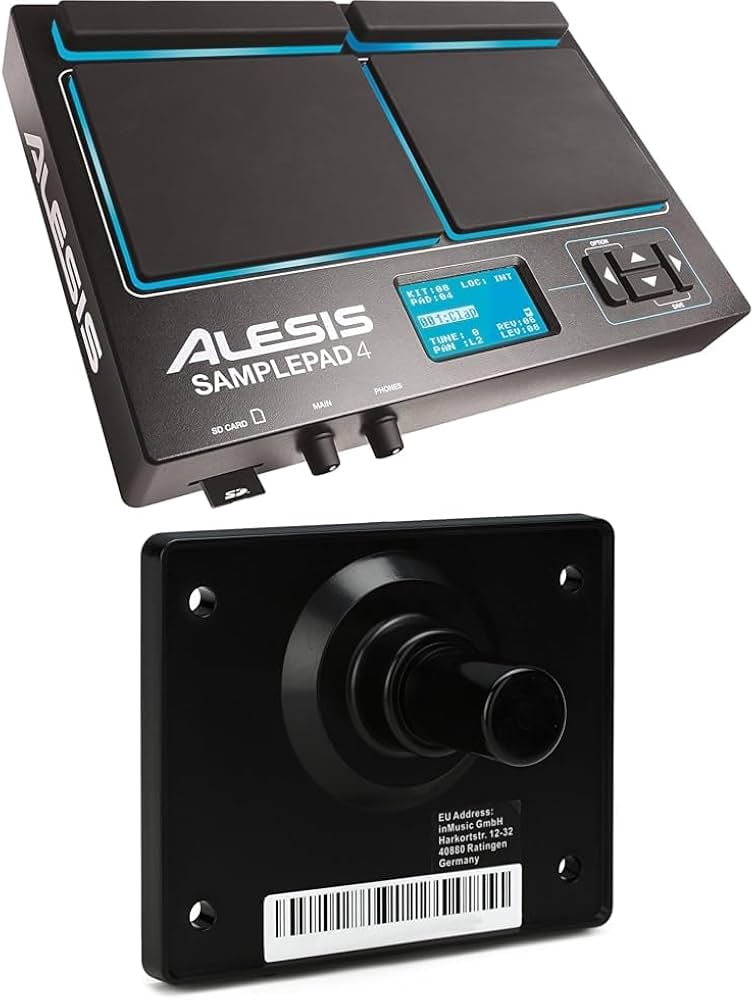 Amazon.com: Alesis Sample Pad 4 + Module Mount - Percussion/Sample