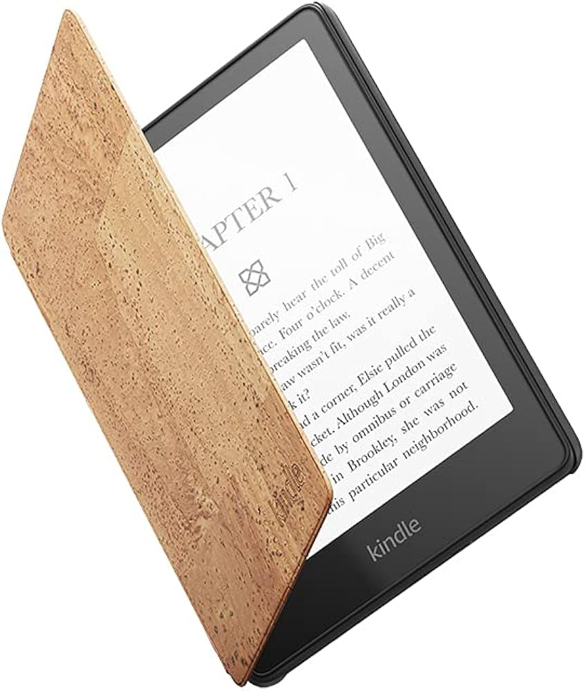 Kindle Paperwhite ブラック コルク風カバーつき Kindle Paperwhite