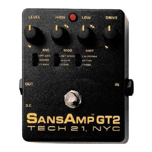 Amazon.com: Tech 21 GT2 SansAmp GT2 : Musical Instruments