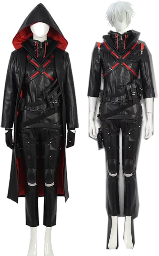 Amazon.co.jp: [PWPCOS]葛葉 コスプレ衣装 FPS 衣装 ウィッグ追加可能