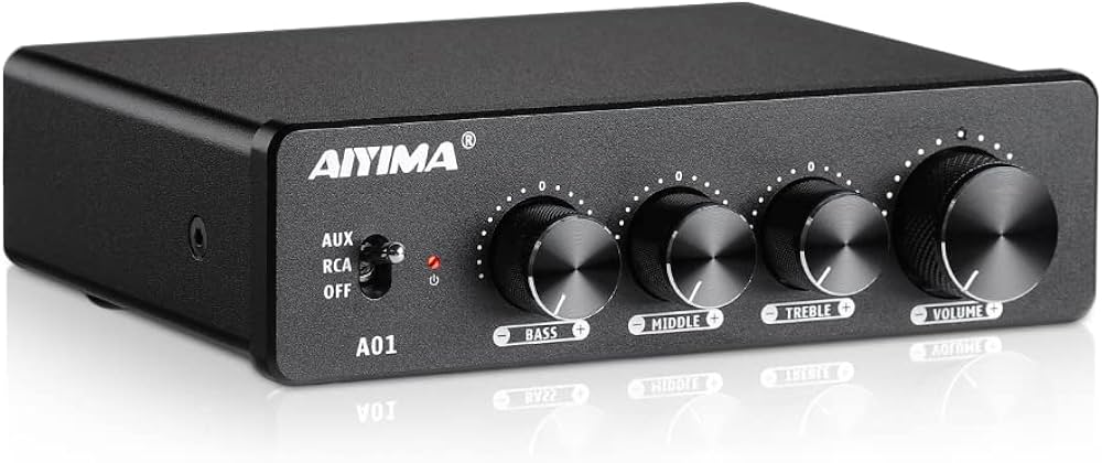 Amazon | AIYIMA A01 2.0/2.1 チャンネルアンプ 100W*2 パワーアンプ