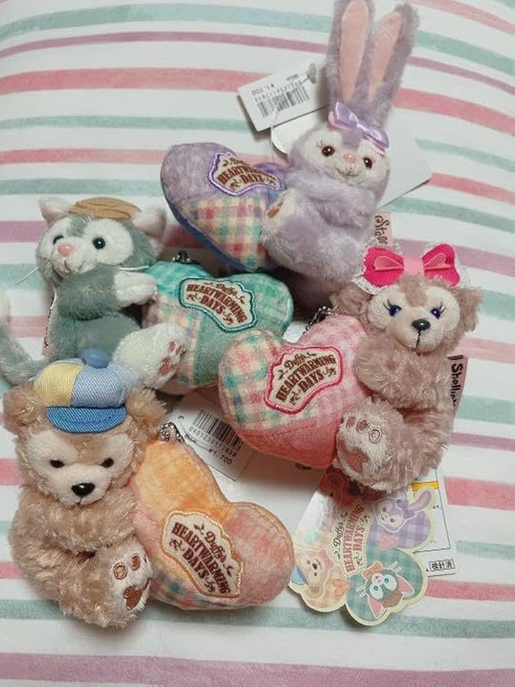 Amazon.co.jp: ダッフィーフレンズ ぬいぐるみストラップ ハートウォー