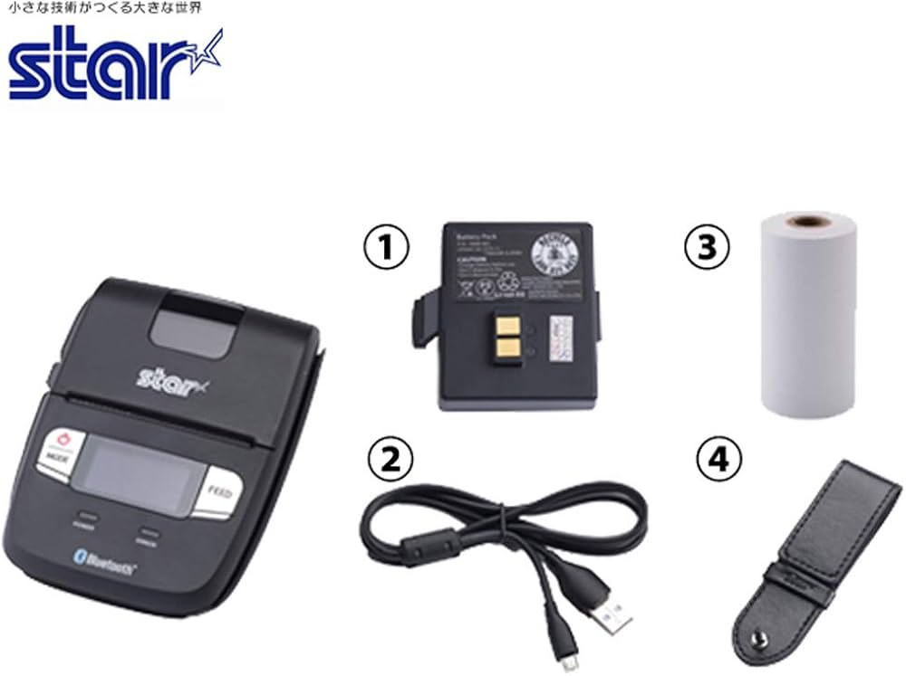 Amazon.co.jp: スター精密 モノクロ モバイルプリンター SM-L200-UB40