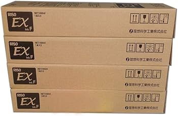 Amazon.co.jp: RISO リソー EX イーエックスインク F 4色セット