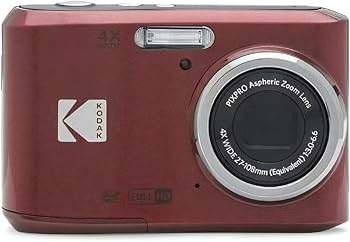 Amazon | Kodak コダック デジタルカメラ FZ45 単三電池式 (レッド