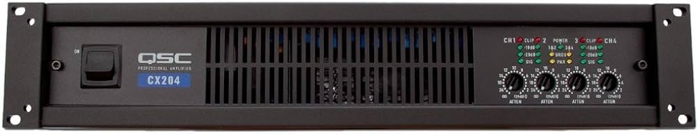 Amazon.co.jp: QSC CX204V 4チャンネルパワーアンプ パワーアンプ
