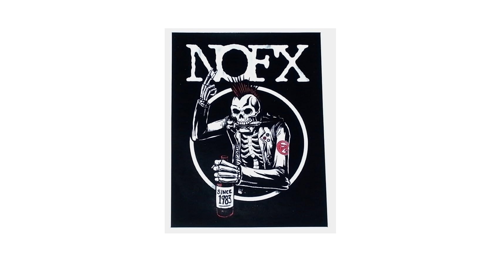NOFX ファイナルツアー東京パンスプ会場限定パッチ、ワッペン パンスプ