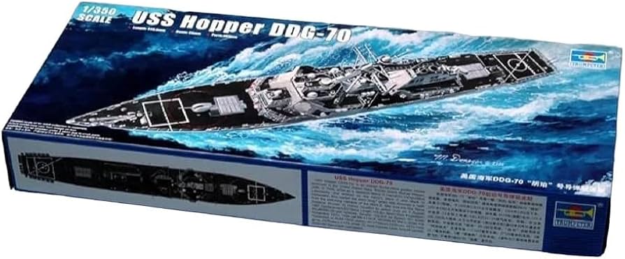 Amazon.com: Trumpeter 1/350 Scale USS Hopper DDG70 Arleigh Burke