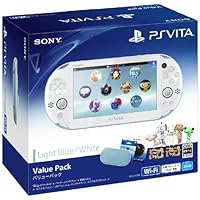 Amazon.co.jp: PlayStation Vita Value Pack ライトブルー/ホワイト