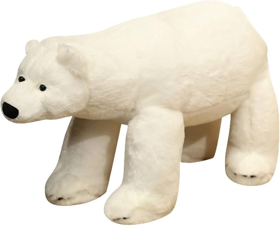 Amazon.co.jp: しろくま ぬいぐるみ リアル ふわふわ 大きい 抱き枕