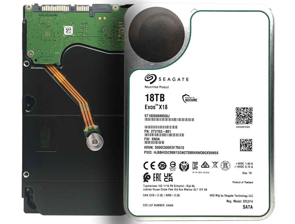 Amazon.com: Seagate Exos X18 ST18000NM000J 18 TB Hard Drive