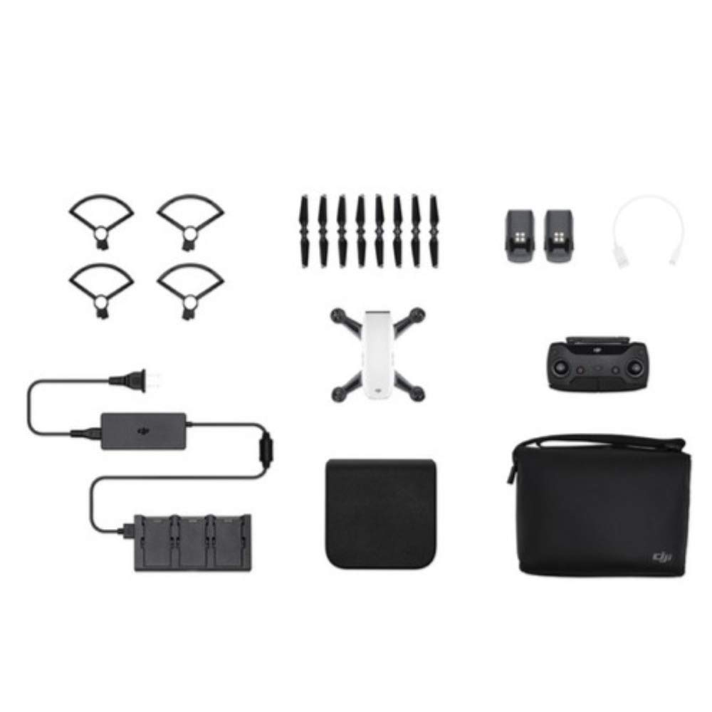 Amazon.com: DJI Spark, Fly More Combo, Alpine White : Toys & Games