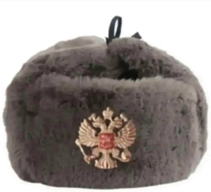 Amazon.co.jp: ソ連軍 ロシア軍ウシャンカ 防寒帽 ロシア軍毛皮帽