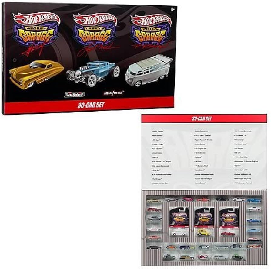 Amazon.com: Hot Wheels Garage Collector 30-Car Pack : Toys & Games
