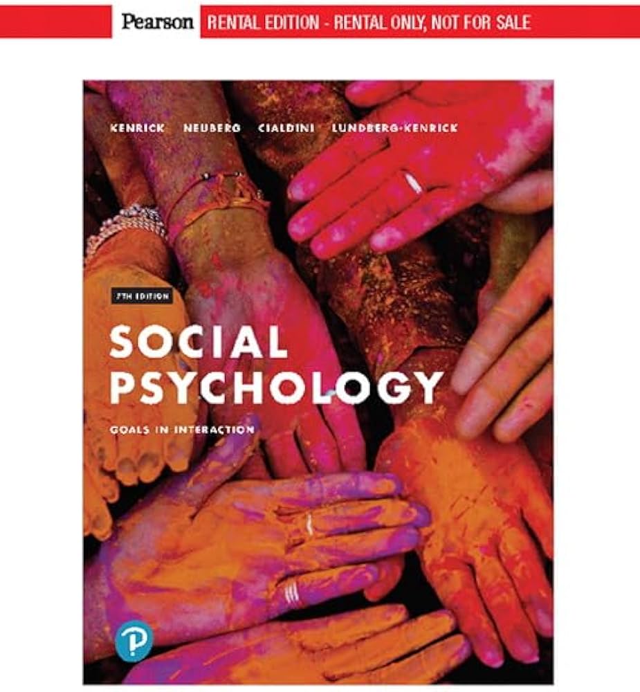 Amazon.com: Social Psychology: Goals in Interaction: 9780135818565
