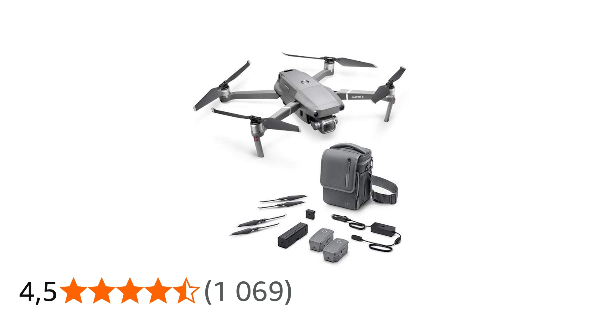 DJI Mavic 2 Pro drönare Fly More Kit – tillbehörssats + drönare