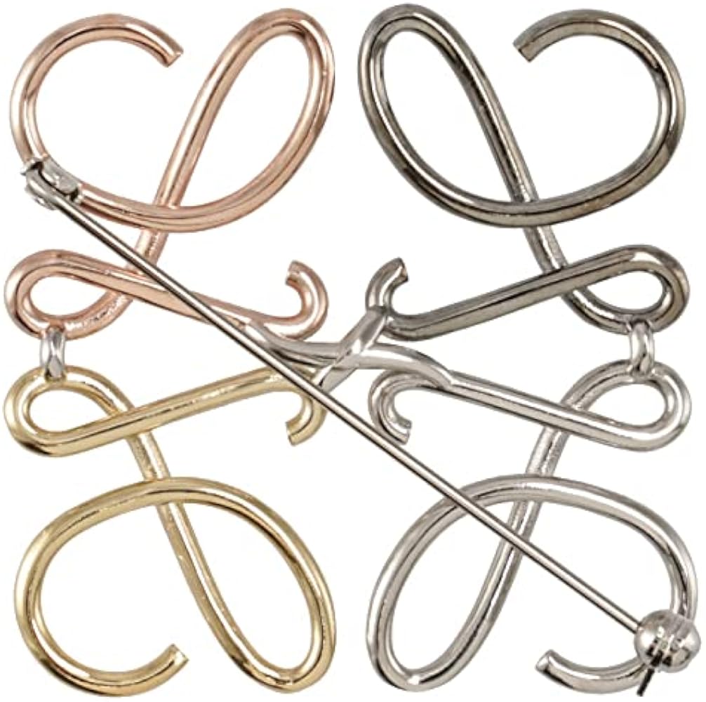 Amazon | [ロエベ] アナグラム ブローチ ローズ ブローチ J000245X10